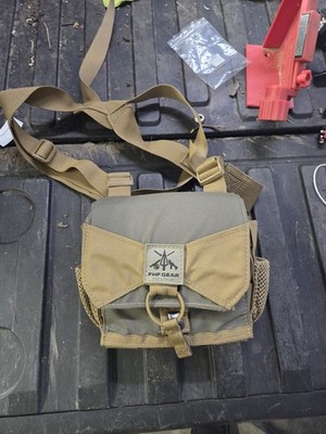 FHF Gear Binocular Harness Chest Pouch Case/Bag Tan/Olive Universal Fit