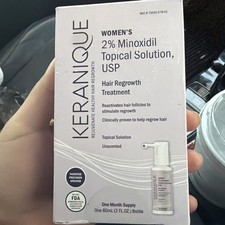 Keranique Women's Hair Regrowth Treatment-One Month Supply