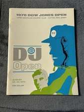 1970-DOW JONES OPEN UPPER MONTCLAIR COUNTRY CLUB,NJ-GOLF- Official Program🔥🔥🔥