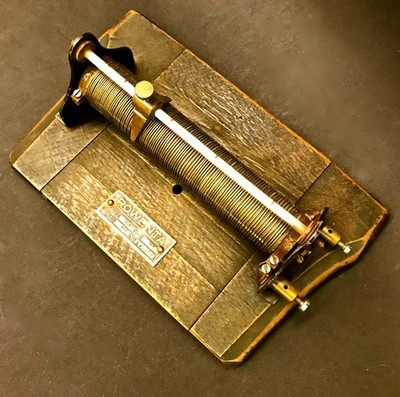 1920 ANTIKES RUNDES RHEOSTAT LABOR VINTAGE WISSENSCHAFTLICHES TECHNISCHES INSTRUMENT