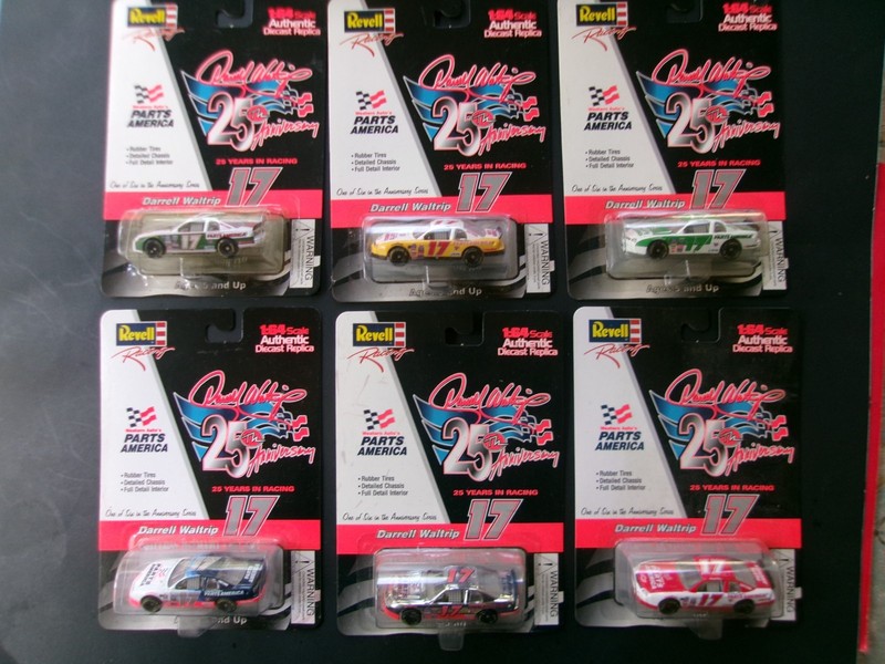 Darrell Waltrip-25th Anniversary(Set of 6 diff.) 1997-Revell 1/64 Diecast Cars