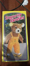 Vintage 1976 Sammy Skates Battery-Operated Skating Bear Toy w/ Box