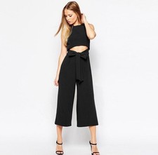 Stylish Black Cutout Jumpsuit