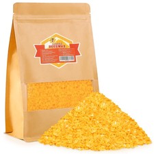 Aslanka Cera d'api, 1kg Cera d api per Cosmesi bio, 100% Pura e Naturale Pellet 