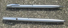 Sheaffer Silver White Dot Click Action Ball Point and Mechanical Twist Pencil