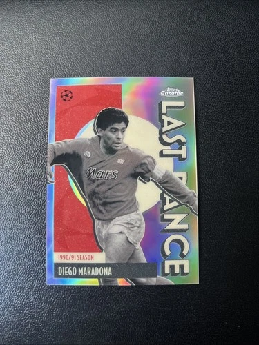 Topps Chrome UEFA 1990/91 Last Dance Diego Maradona LD-10 SSC Napoli