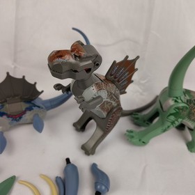 Vintage 2001 LEGO Dinosaurs Lot Styracosaurus 6722 6719 6721 6720 1371