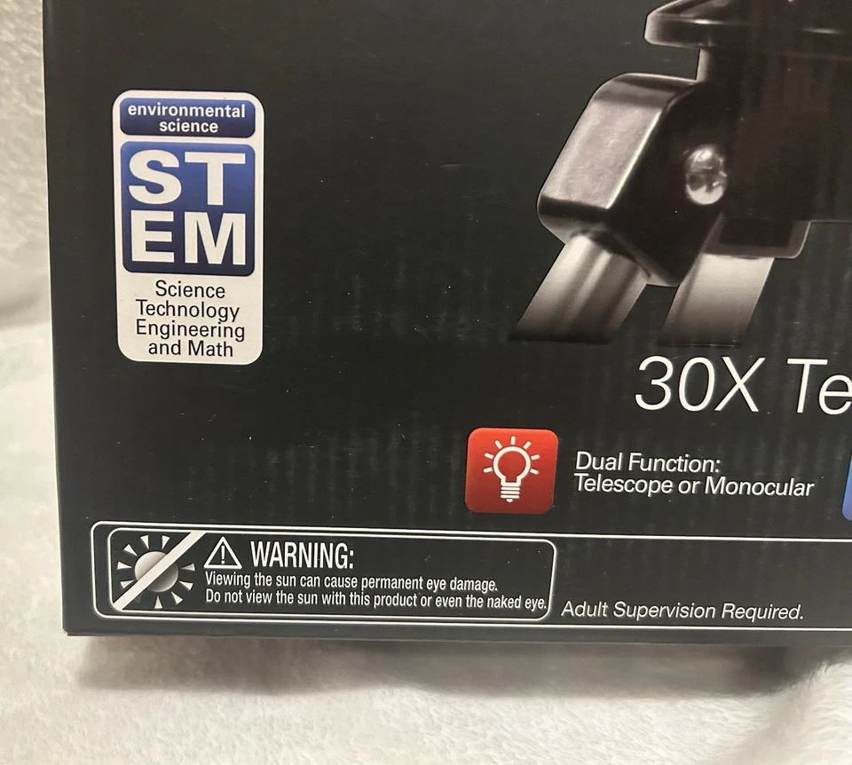 NEW - Smithsonian 30X Tabletop Telescope / Monocular Set - Image 2 of 4