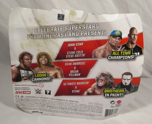 WWE Then Now Forever Dean Ambrose & Brian Pillman Action Figures Mattel 2015 - Picture 6 of 6