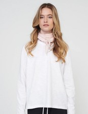 Soft Pink Knit Scarf