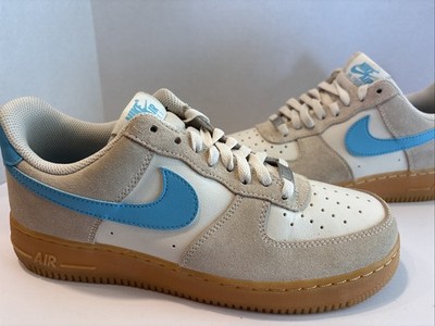 Nike Air Force 1 07 LV8 Phantom-Baltic Blue/Gum Yellow Size 8.5womens FQ8714-003