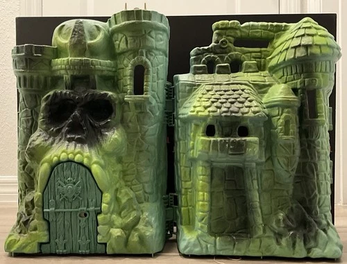Mattel Masters of the Universe Castle Gray Skull Vintage 1980’s  Playset