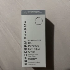 Revoderm Pharma HA+ Prebiotics Face & Eye Serum 1 fl oz