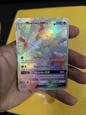 Pokemon TCG Mewtwo GX Secret 76/73 Shining Legends Rainbow Holo HP/DMG on eBay