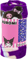 Kuromi  Friends Soft Silky Fleece Throw 40"x50" Kids Blanket  Neon Kuromi  
