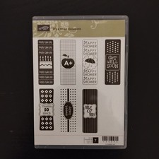 Stampin Up It's A Wrap Occasion Stamp Set 123592 Set Of 8 NEW