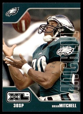 2002 Upper Deck XL Brian Mitchell Philadelphia Eagles #357