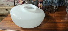Vintage White Milk Glass Mushroom Light Shade 3 3/8” Fitter 8 1/2" W 4 3/4" H