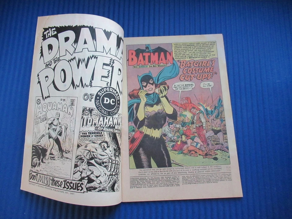 DETECTIVE COMICS # 371 - (GD/VG) -BATMAN-NEW LOOK BATMOBILE-BATGIRL NEW COSTUME - Image 2 of 4