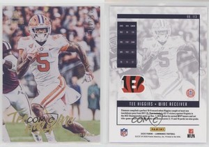 2020 Panini Luminance Rookies Gold /250 Tee Higgins #113 Rookie RC