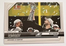 Nick Sirianni 🦅  Panini Super Bowl LIX 59 Champions #36 Philadelphia Eagles 🦅