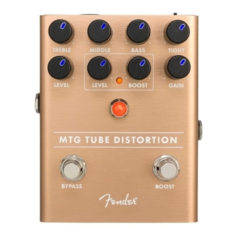 Pédale d'effet MTG Tube Distortion Fender pour guitare électrique