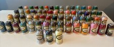 Lot Of 63 Spools Thread And Fabric Supplies Inc Embroidery Thread NEW 1000m 120d