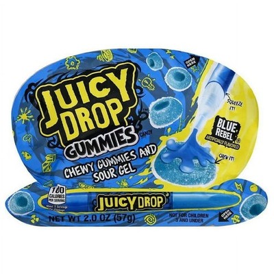Topps Juicy Drop Gummies Assorted Flavors, 2.0 oz (2 Pack)