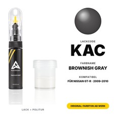 Lackstift F&uuml;r Nissan GT-R KAC Brownish Gray Kit Auto Kratzer Reparatur