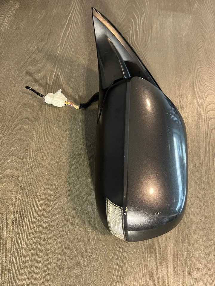 Espelho de porta externo lateral esquerdo driver Acura TSX 2.4L fabricante de equipamento original 2009-2014 - Imagem 3 de 4