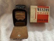 Weston Junior Model 850 Exposure Meter With Original Box and Original Case