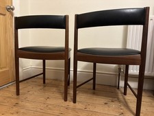 2 MID CENTURY TEAK MCINTOSH DINING CHAIRS 1970