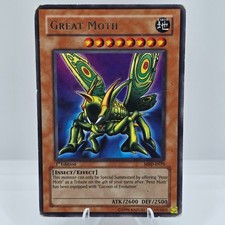 Yu-Gi-Oh Great Moth MRD-E070 1. Auflage Metal Raiders HP (stark bespielt)