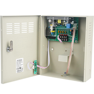 4 Channel CCTV Distributed Power Supply Box, 12V DC, 4 Ports 5A