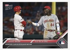 Shohei Ohtani Elly De La Cruz RC 2023 Topps NOW #750 MLB LA Angels / Reds