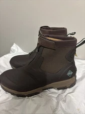 MUCK BOOTS APEX MID ZIP ANKLE BOOT - Size 13 Men In Dark Brown NWT (MSRP 165)