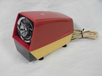 Vintage Mitsubishi elektrischer Bleistiftspitzer ES-10 ROT getestet...