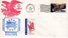 AMERICAN REVOLUTION BICENTENNIAL, LEXINGTON,MA  1975  FDC20311