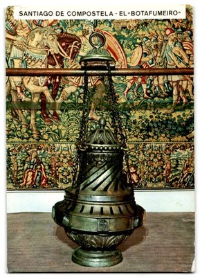 Santiago de Compostela El Botafumeiro Cathedral Incensory Postcard
