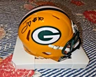 Green Bay Packers Jordan Love Signed Autographed Mini Helmet 5 Star Cert