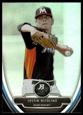 2013 Bowman Platinum Justin Nicolino #BPP57 Prospects