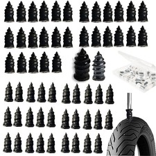 60 Pcs Tire Repair Rubber Nail Screw Tire Plugs Quick Puncture for Car Tru Eba