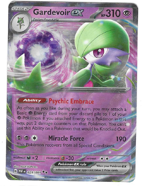 Mega Gardevoir ex Double Rare Double Rare ME01: Mega Evolution 060/132 NM