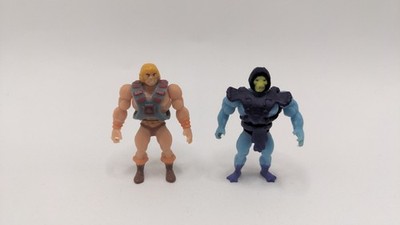 HeMan & Skeletor MOTU Lot of 2 World's Smallest Figures Masters of the Universe
