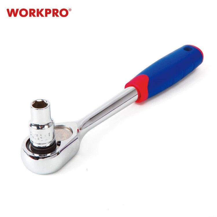 WORKPRO Socket Wrench Set 1/2 Inch Drive 12pcs 10-22mm Ratchet Handle DIY - Image 3 of 4