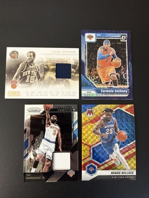 2010-11 National Treasures Hall of Fame Earl Monroe Jersey /99 GAME WORN Knicks