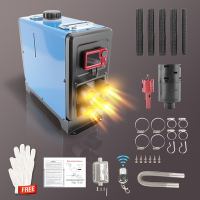 #ad Rapid Diesel Heater Portable Diesel Air Heater 8KW DC 12V 24V All in One 1.3 Gal $82.99