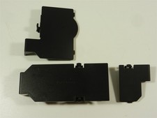 Complete Set of 3 OEM Serial  Hi Speed Port Covers Nintendo Gamecube - Black