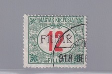 Fiume 1918/19 Segnatasse - 12F Vert Et Rouge Surcharge « Fiume » (507/s62)