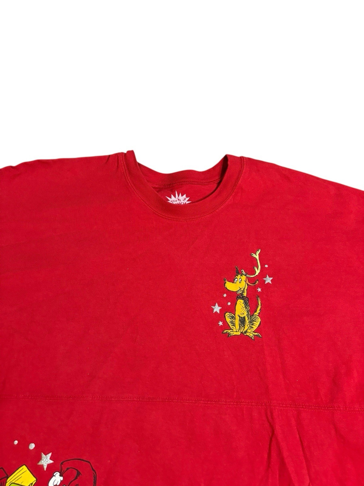 The Grinch Universal Studios Spirit Jersey Shirt Mens 2XL Red Merry Grinchmas